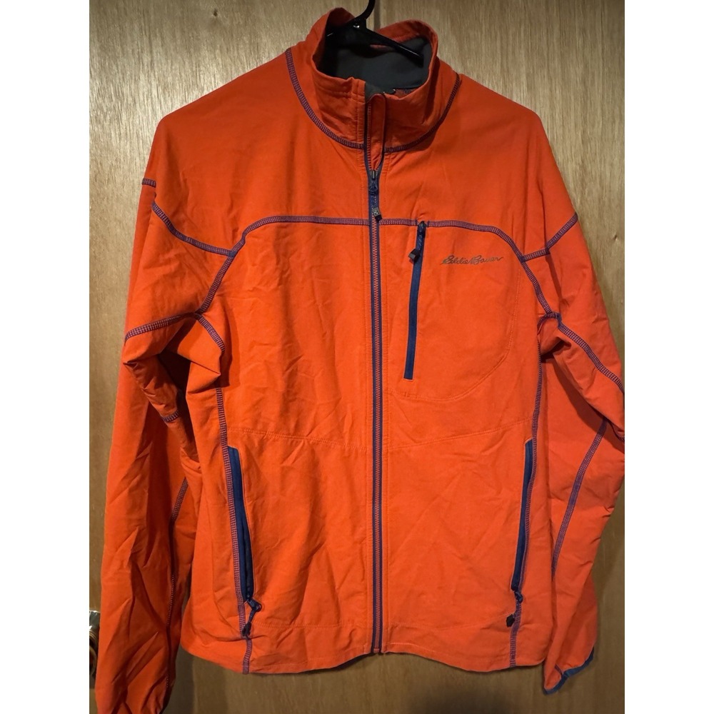 FIRST ASCENT Whittaker Mountaineering Men's Small Jacket Eddie Bauer Orange (U1) - Picture 1 of 5